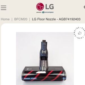 LG CordZero Vacuum Floor Part